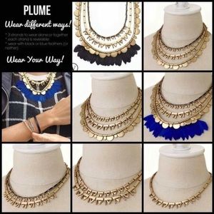 Stella & Dot Plume Necklace